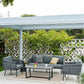 MFURN Cinderella Outdoor Rope Patio Lounge 4pc Set