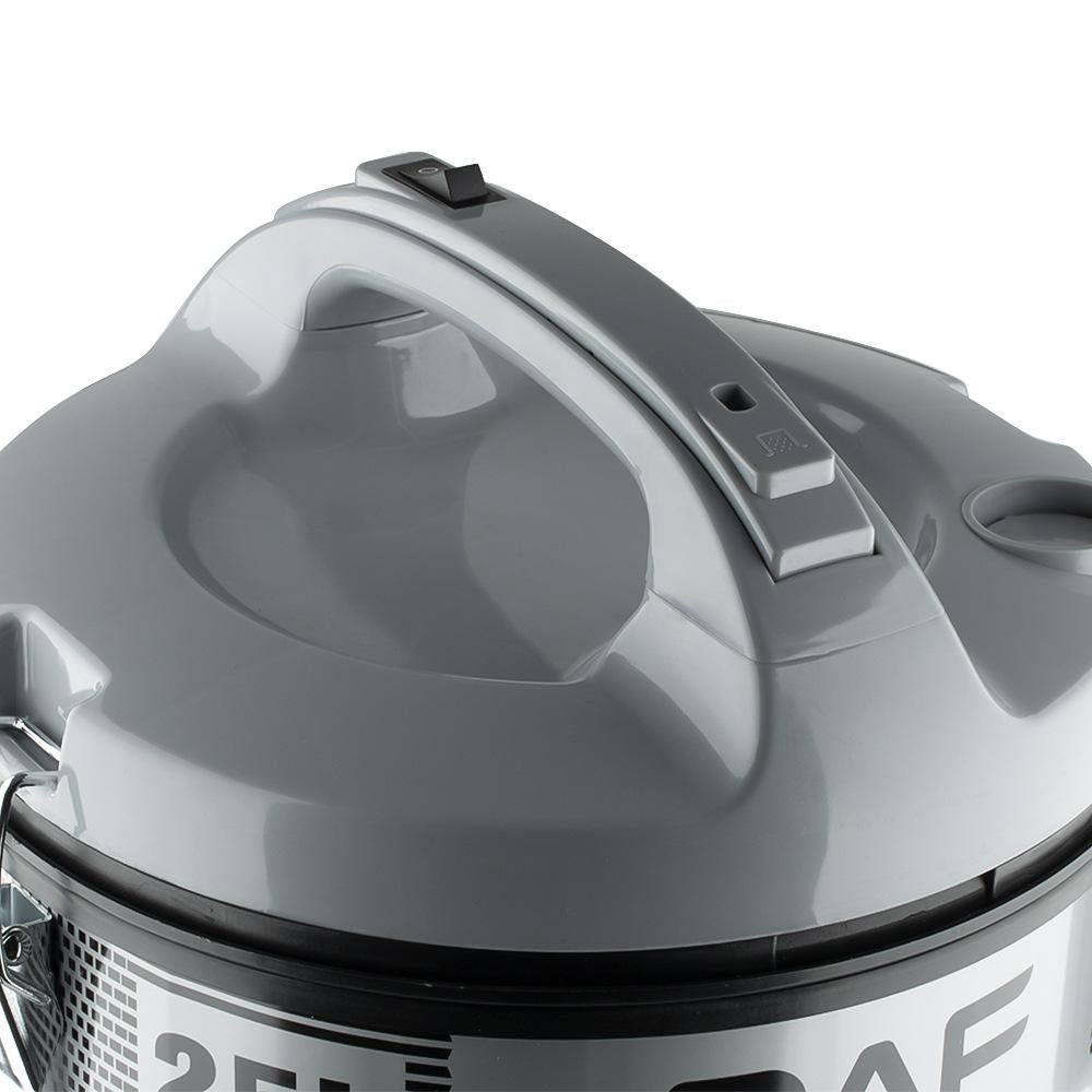 RAF R.6672 3000W Wet & Dry Commercial Industrial Vacuum Cleaner, 25L Capacity - Heavy-Duty Powerful Cleaning Machine
