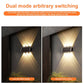 Solar Lights Outdoor Up Down Led Wall Lamp Garden Decoration Outdoor Sunlight Waterproof Outdoor Solar Light Porch Fence Lights