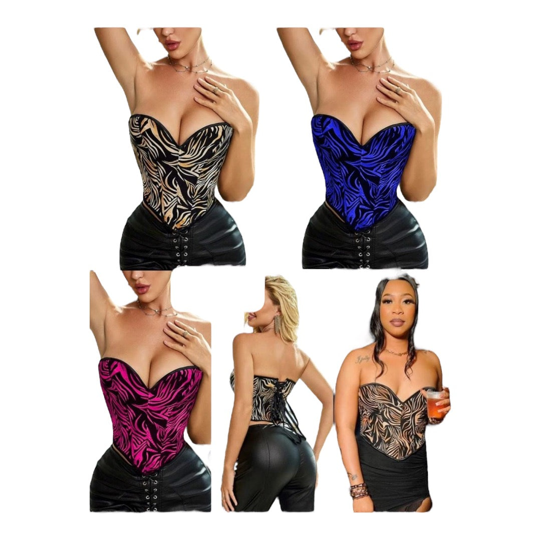 Ladies Sexy Strapless Corsets