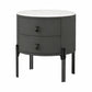 MFURN Modern 2-Drawer Nightstand, Storage Bedside Table for Bedroom, Living Room-Various Colours