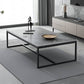 MFURN 
Modern Living Room coffe table Rectangle Coffee Table with Faux Marble Tabletop, Modern Sofa Side Table with Stainless Steel Frame for Living Room-Various Colours