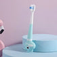 Dinosaur two-color small cute dinosaur children's milk teeth baby cleaning teeth gum care soft bristle toothbrush