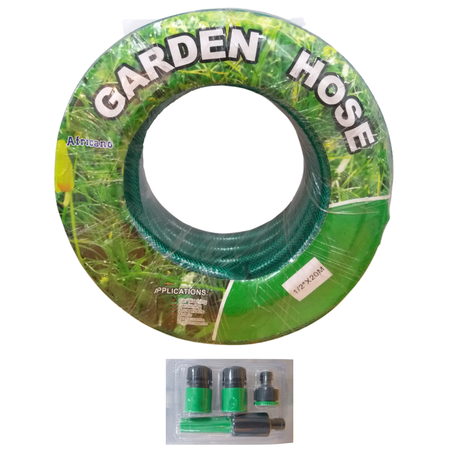 HOSE PIPE 1/2″X15MT WITH 4PC FITTING