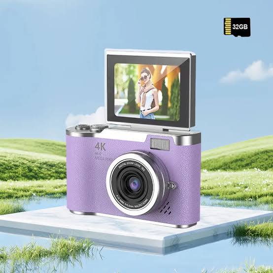 MTech 8X Zoom Digital Camera for Vlogging, 1080P HD, 2.4" IPS Screen, Rechargeable with Card Reader & OTG, Photo/Video/Webcam, Ideal Gift for Teens Beginners