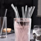 Reusable Glass Straws & Brush 5pc Set