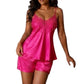 Ladies Silky Satin 2pc Sleepwear