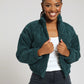 Ladies Cropped Corduroy Puffer Jacket-Various Colours