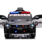 Licensed Dodge Charger 12V Ride-On Police Car with Speeds and Bluetooth