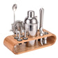 Megaware Stainless Steel Cocktail Shaker Kit 12 Piece Set