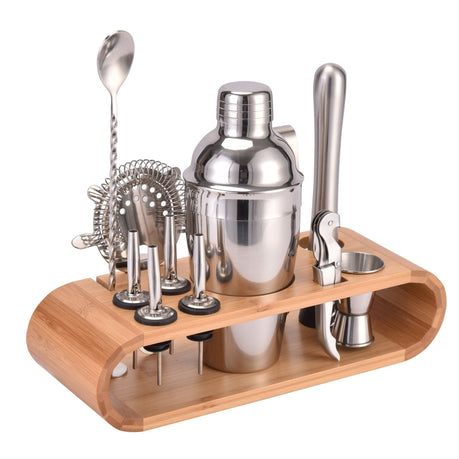 Megaware Stainless Steel Cocktail Shaker Kit 12 Piece Set