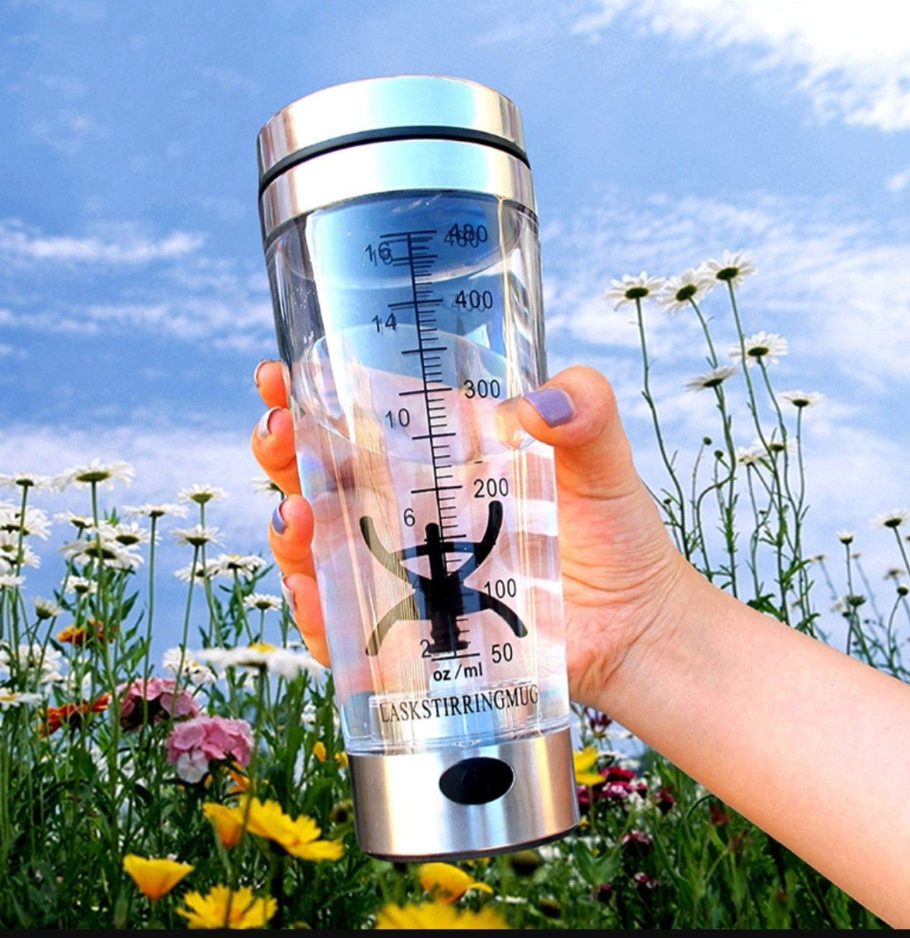 Lask  electric portable protein shaker portable 480ml