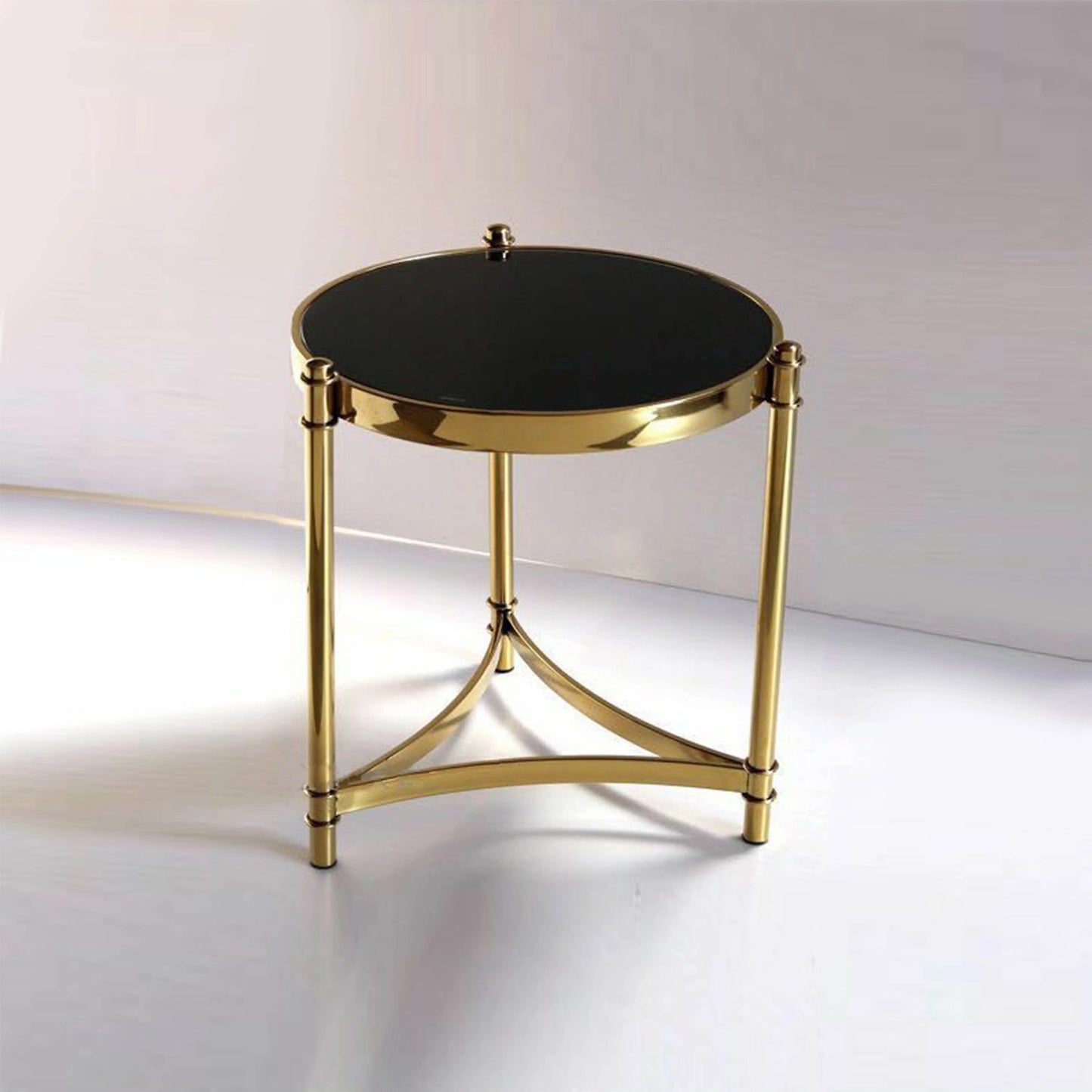 MFurn Glass Top Side Table