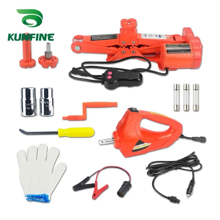 Portable 12V 13A Max.current  Car Jack 2Ton Electric Jack Auto Lift Scissor Jack Lifting Machinisms Lift Jack Muti