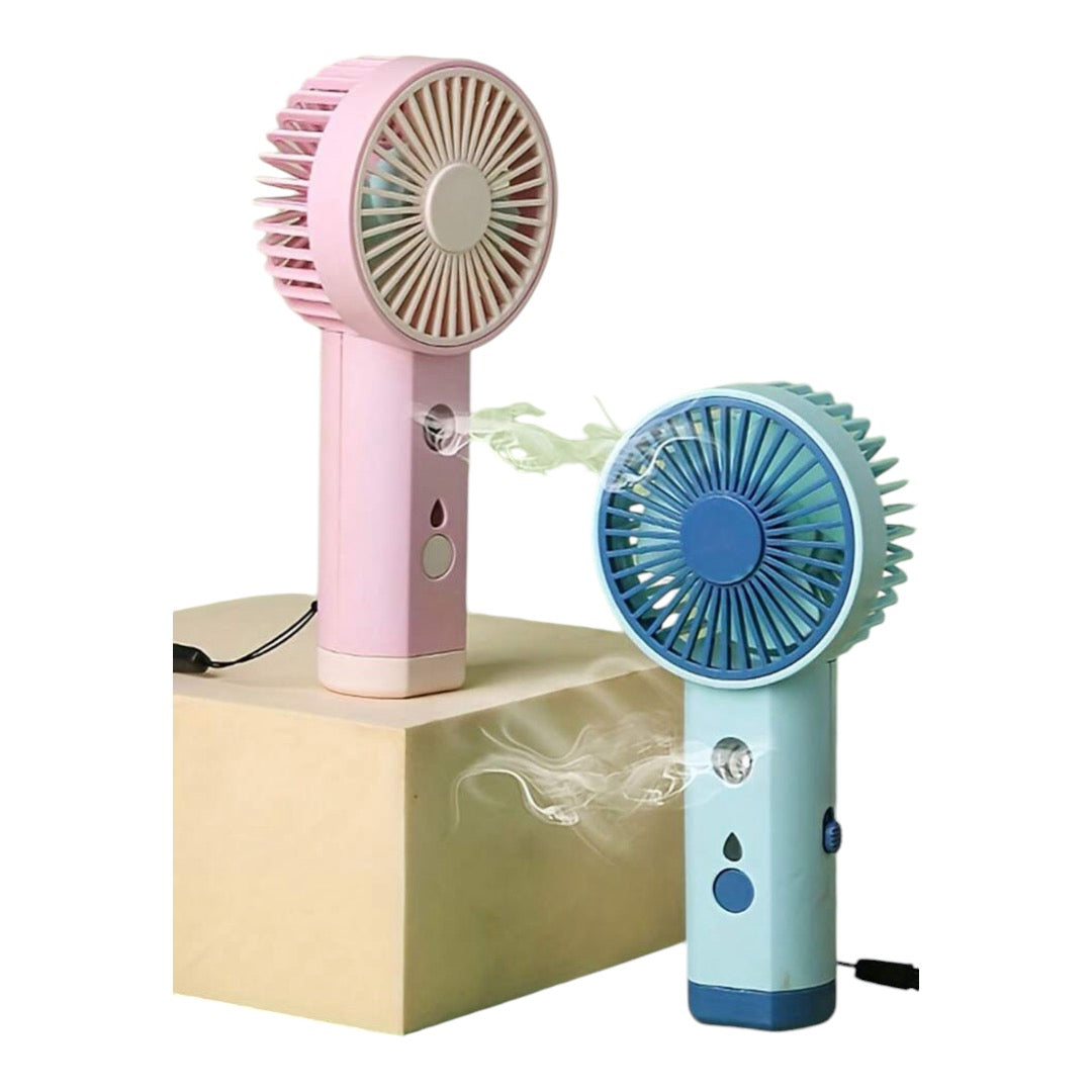 Handheld Fan with Humidifier, Portable