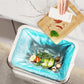 Hanging Kitchen Trash Can, Collapsible Waste Bin, Small Plastic Folding Hang Garbage Can for Cabinet Bedroom Bathroom Kitchen Office Car.