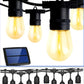 MTech 
10m 20Bulbs- Solar LED Solar Powered Outdoor Festoon String Lights, Hanging Bulbs