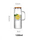 Glass Pitcher With Bamboo Lid