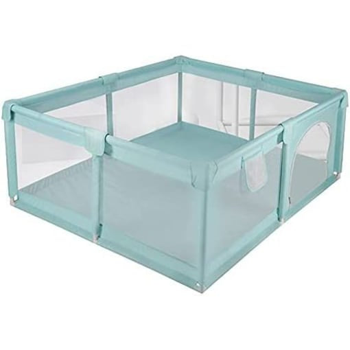 Baby Toddler Safety Playpen, Light Green , 2x1.8Mx66CM