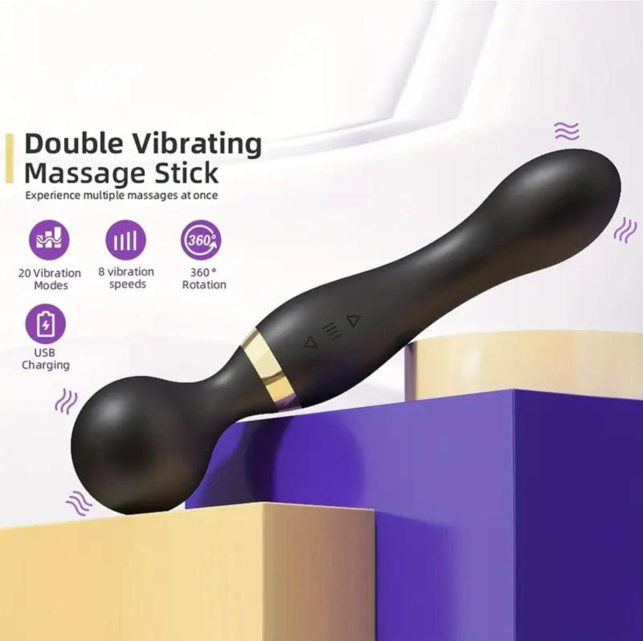 Magic Hand Wand Vibrator-Various Colours