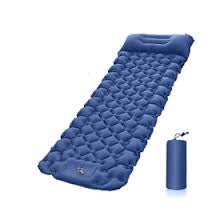 MHome Inflatable Camping Sleeping Pad With Pillow Portable Mat