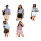 Ladies High Waist Fit Shorts-Various Colours