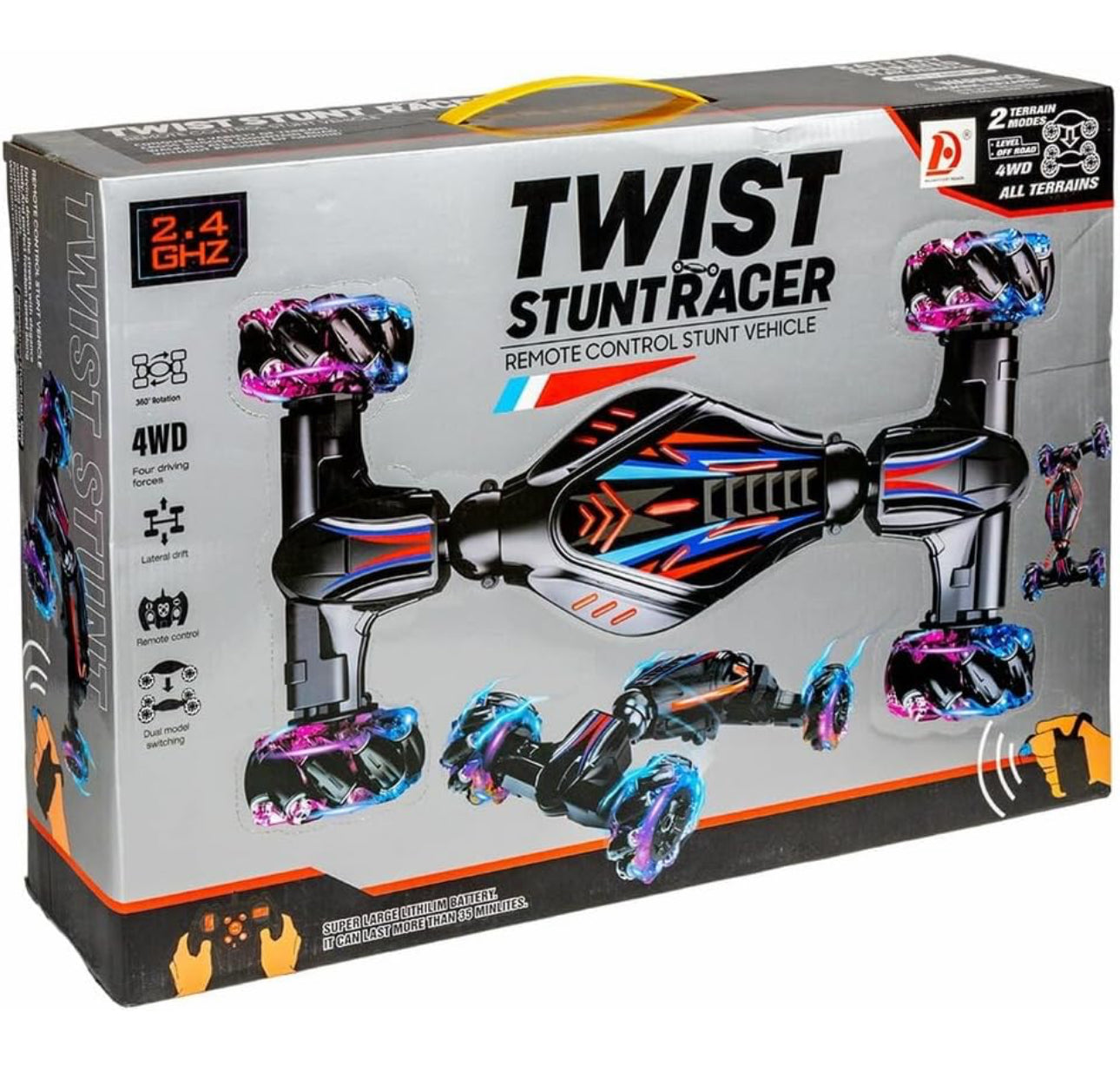 Generic T180c Speed Racer Generic Twist Stunt Racer Car with Remote Control – Megamall Online Store