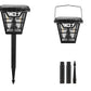 Solar Powered Landscape Lawn Light With Sensor 40White LED + 4RGB