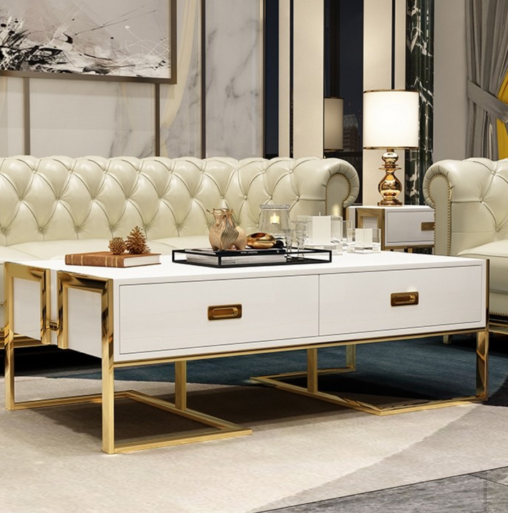 MFurn Elegant TV Stand & Coffee Table Set 2pc