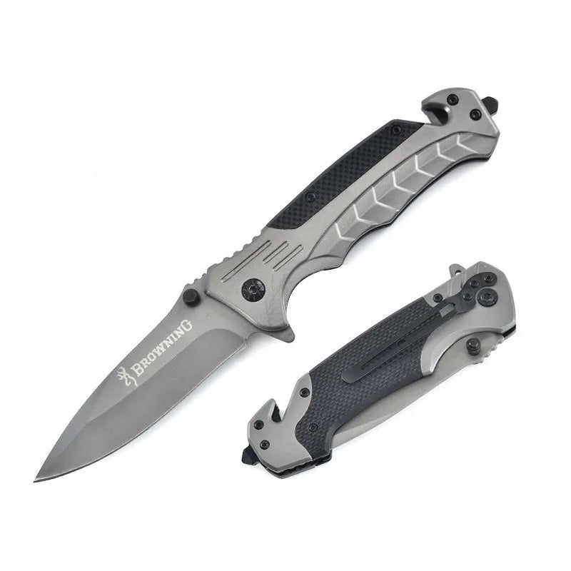 Folding Knife G10 Handle All Steel Portable Outdoor Pocket Knife