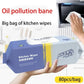 80 PCS Kitchen Cleaning Wipes Kitchen Towel Tissue Strong Decontamination Degreasing Wet Tissue Lemon Household Wet Wipe