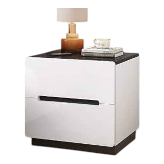 MFURN Minimalist Modern Bedside Pedestal Nightstand-Various Options