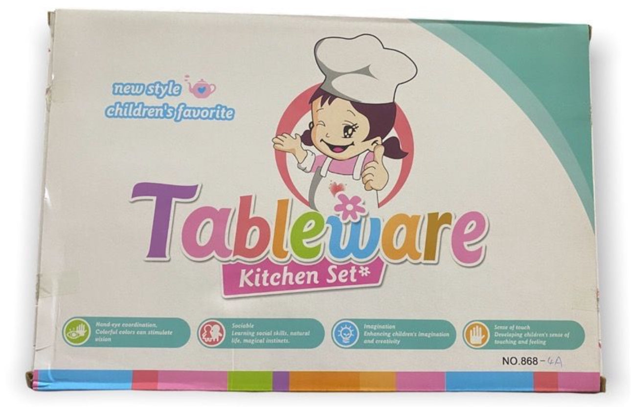 Pretend Play Tea Set for Little Girls