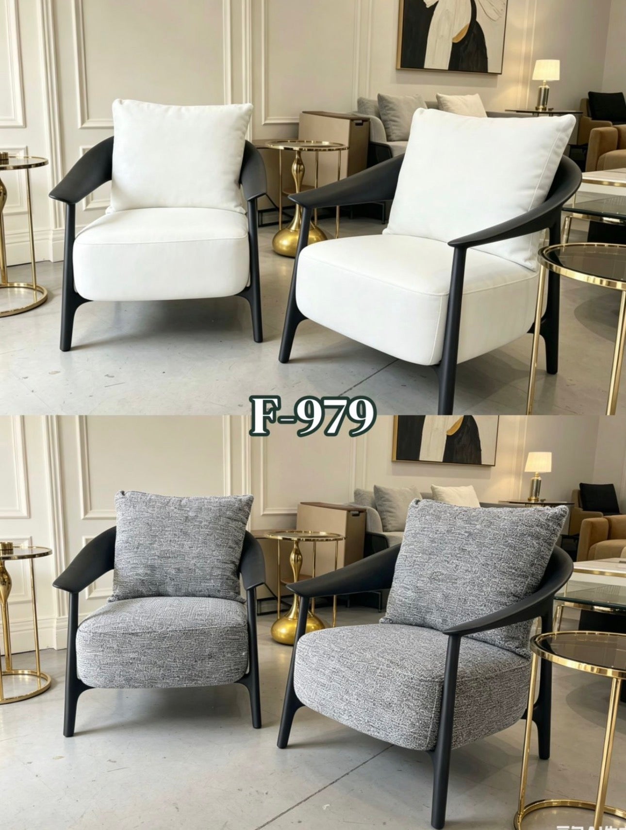 MFurn Lola Modern Accent Chair-Various Colours