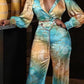 Ladies Satin 2pc Jumpsuit-Various Colours
