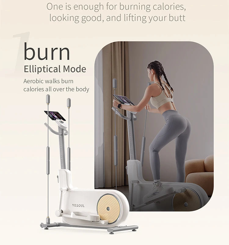 Yesoul EF25 Smart Elliptical Trainer Machine - 3-in-1 Home Fitness Solution