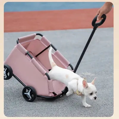 Pet Travel Stroller Dog Cat, Dog Pram Ultra Light for Travelling Shopping Walking Playing.