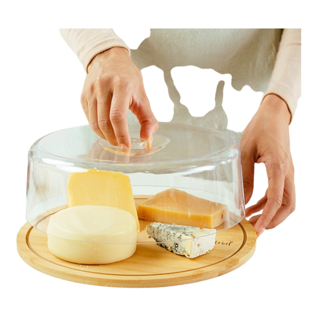 Bamboo cheese box 28cm
