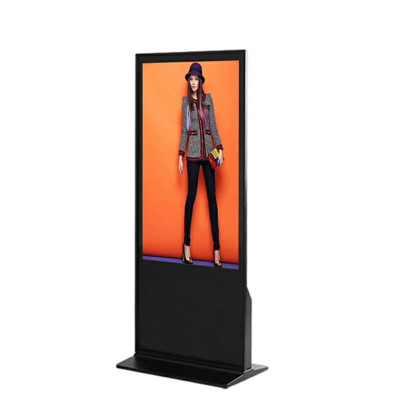 55 Inch LCD Digital Signage Media Player Indoor Floor Standing Display