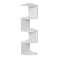 MHome 5-Layer Corner Wall-Mounted Bookshelf Storage Rack