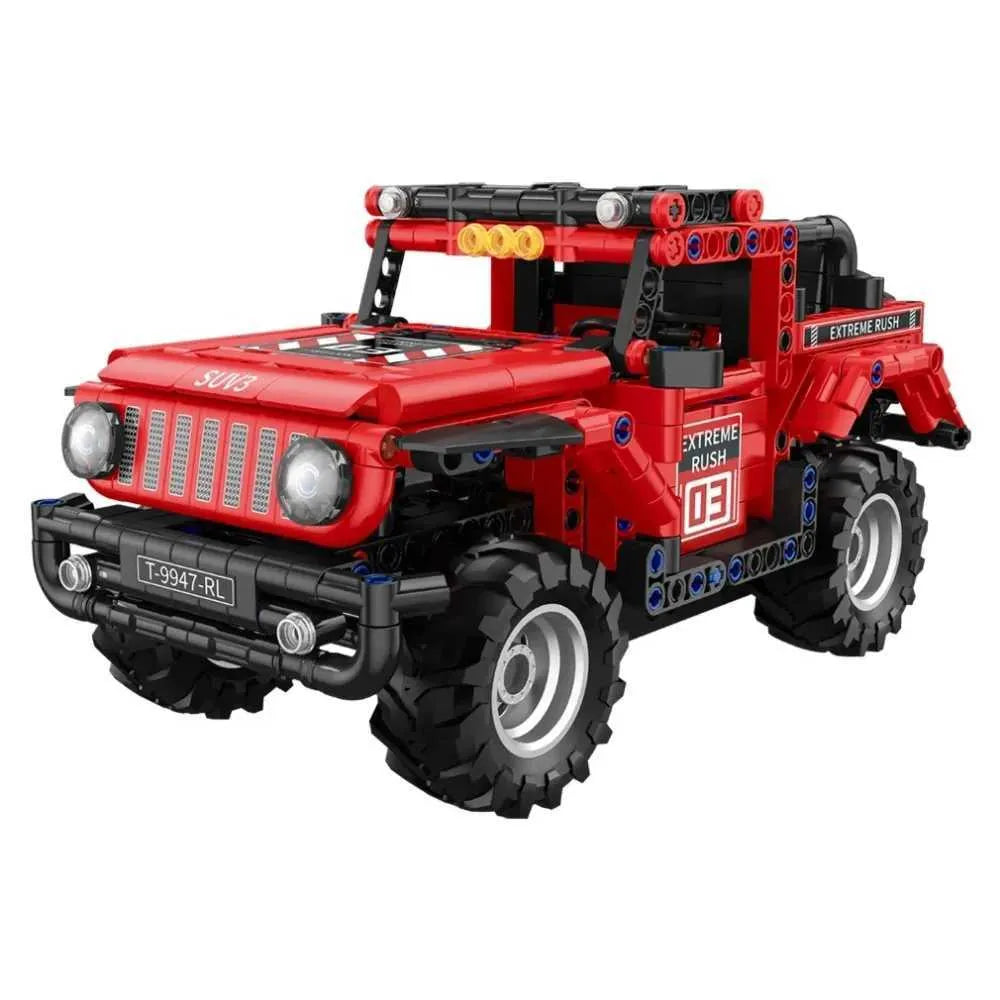 MKids Remote Control Off-Road Racing Pickup Truck Building Block Set (678 or 571 Pieces)
