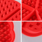 MHome PVC Silicone Waffle Mold – Non-Stick Round Baking Tray (21.5cm)