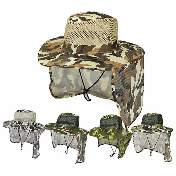 Guide Hat Fishing Cap Outdoor UV Sun Protection Wide Brim Sun Hat – Megamall ...