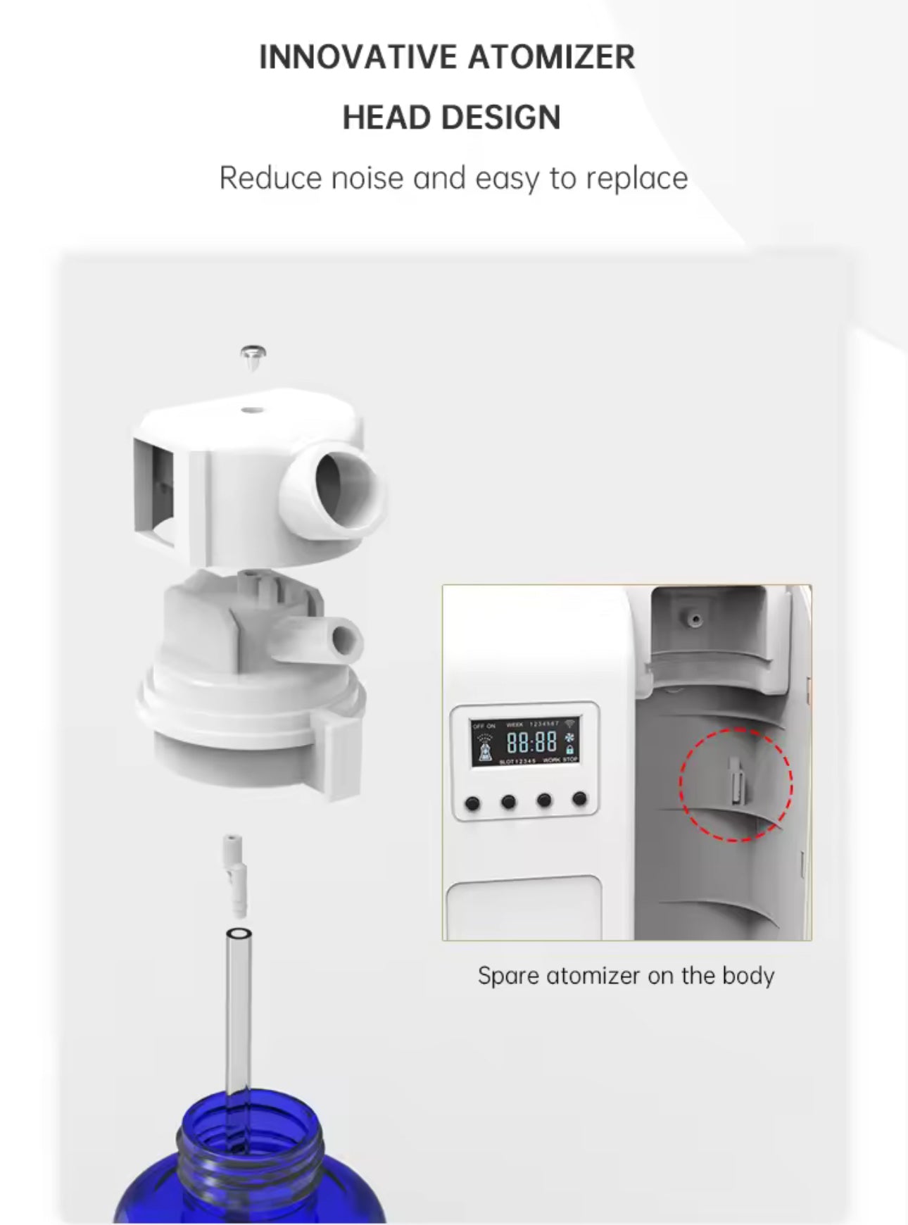 Mega-Scent Luxury Aromatherapy Nebuliser Essential Oil Diffuser With BT/USB & App Control