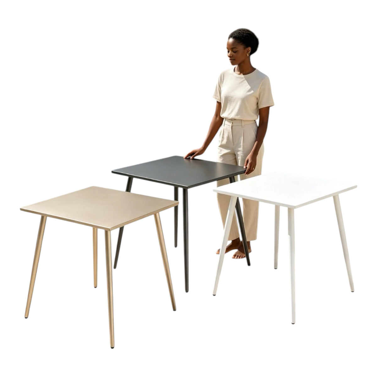 MFURN Stylish Dining Tables-Square & Round Options-Various Colours