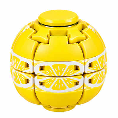 Gyroball Pop Fruity Press-and-Spin Fidget Ball - Fidget Toy