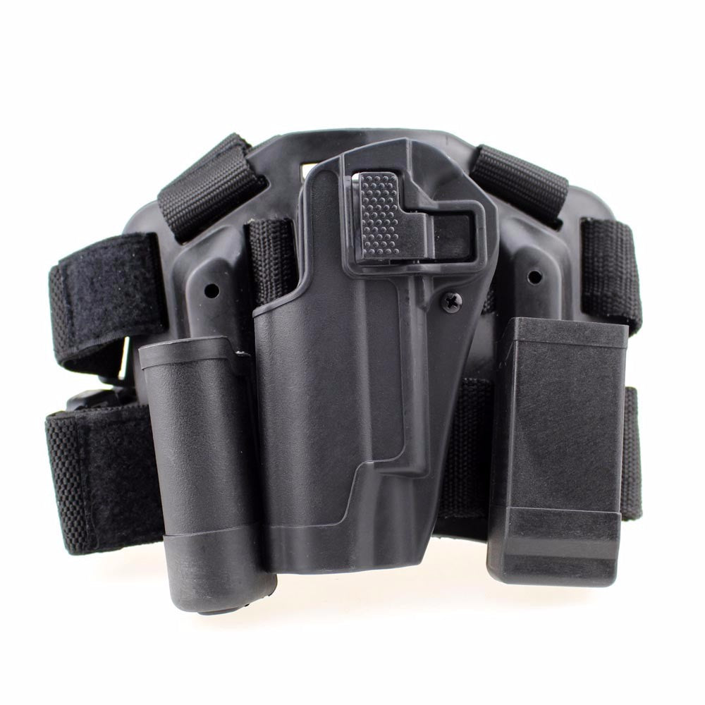 Pistol Gun Leg Holster with Magazine