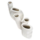 MHome Ceramic LOVE Vase Set of 4 – Modern Minimalist Decorative Flower Vases
