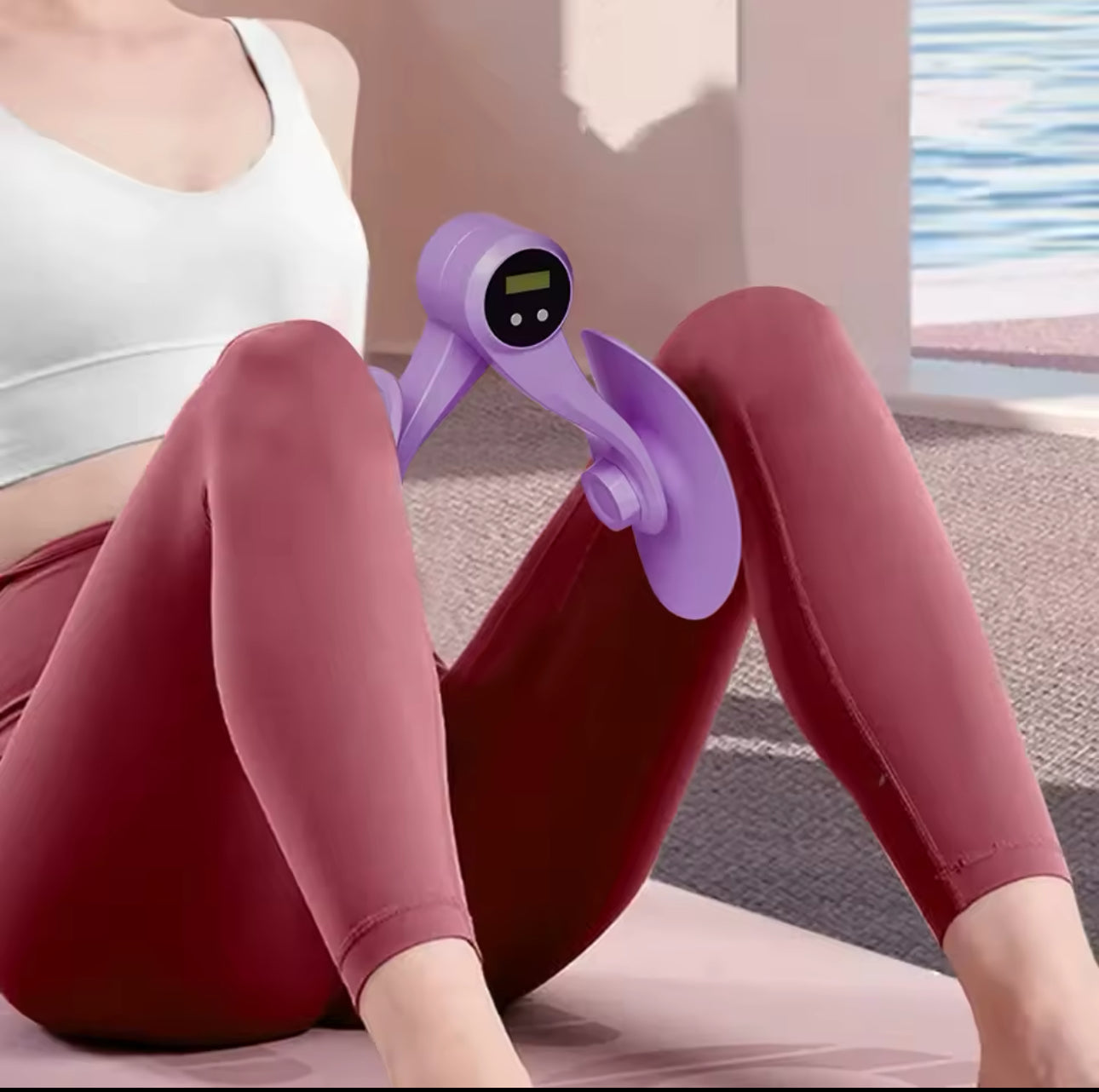 Pro-Sportz Pelvic Floor Muscle Trainer with Counter Thigh Master Adjustable Levator Sphincter Exerciser Kegel Exercises Device Home Gym