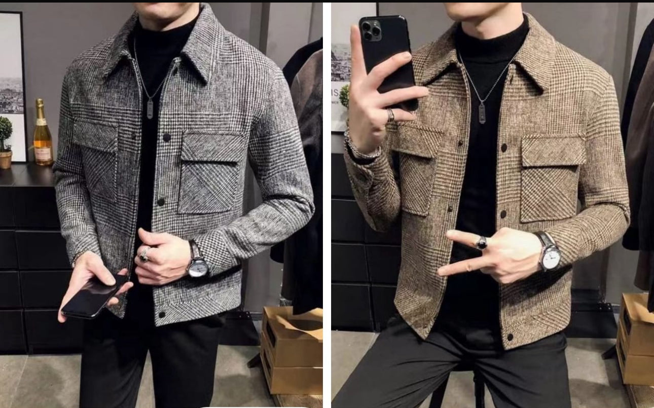 Men’s Winter Woollen Jacket - Various Options